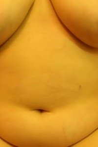 plumper doll seductively posing in underwear